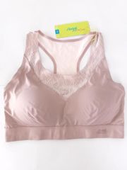 【新品】sloggi move　スロギームーブ　ブラジャー　ノンワイヤー　くすみピンク系　送料込み　XL　971943