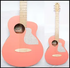 ★aNueNue★aNN-MC10 Pink 本格派ミニギター アコースティックギター 状態良好 ピンク★