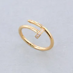 A子様専用ページ　　【美品】 Cartier （カルティエ） ジュスト アン クル リング スモールモデル ダイヤモンド ブランドジュエリー 指輪 Juste un Clou Pink Gold B4244800 used:A 【中古】