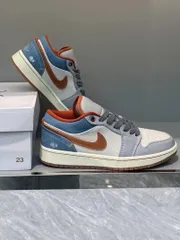 お値下げしました??即購入箱付新品?? Nike (WMNS) Air Jordan 1 Low 'Denim Phantom'  ジョーダン