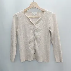 ◇ ROPE' PICNIC ロぺピクニック 長袖 カーディガン サイズ38 ライトベージュ レディース E  【1407020032025】