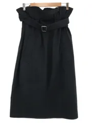 THE RERACS ザ リラクス 18SS MIDDLE BELTED SKIRT ベルテッドロングスカート ネイビー サイズ：36のサムネイル