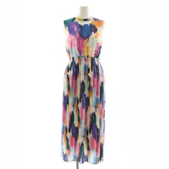 エミリアウィズ EmiriaWiz 水彩柄プリーツワンピース S マルチカラー /MI ■OS