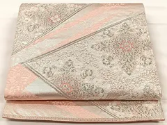 ♦︎きもの結♦︎六通柄袋帯 唐織 正倉院文様 金糸 正絹♦︎10 花美人着物□六通柄袋帯 唐織 正倉院鳳凰花文 金糸