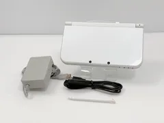 美品 new ニンテンドー 3DS LL パールホワイト すぐ遊べるセット 動作確認済み 送料無料