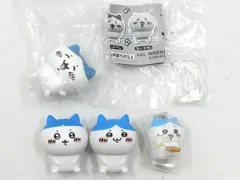 ハチワレ グッズ4点セット ちいかわ ならぶんです。2 ～歌っておどって♪～/インテリアフィギュア/たべものいっぱいマスコット 未開封有 中古品(058)