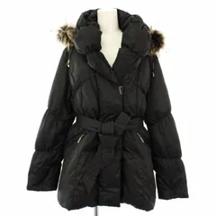 バルマン BALMAIN ダウンジャケット ラクーンファー アウター L 黒 P1240D-75C /TKのサムネイル