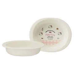 ボウル 小皿 ベビー用 PP製 290ml ハローキティ （ サンリオ キティ ベビー用食器 抗菌 ベビー 食器 耐熱 プラスチック 皿 食洗機対応 レンジ対応 日本製 お皿 小皿 抗菌加工 軽量 割れにくい 離乳食 子供用 かわいい プレゼント ）