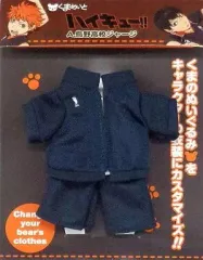 【中古】ぬいぐるみ 烏野高校ジャージ くまめいと ミニチュア衣装 「ハイキュー!!」 