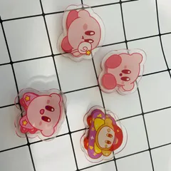 【ノベルティ】星のカービィ アクリルクリップ 5個セット