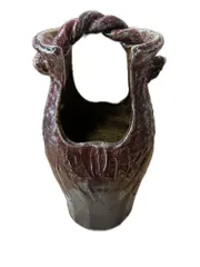 【美品】三耳壺　壺　傘立て 美品】三耳壺 壺 傘立て
