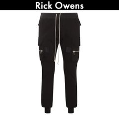 Rick Owens リック オウエンス MASTODON マストドン カーゴ ジョガーパンツ メンズ ブラック 黒 新品未使用品