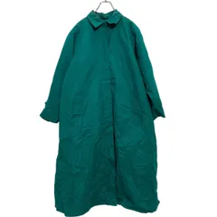 LONDONFOG ステンカラーコート レディース XL グリーン USA製 ロンドンフォグ ロングコート ライナー付き 古着卸 アメリカ仕入 a612-5987のサムネイル