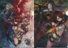 【中古】クリアファイル 集合 A4クリアファイル2種セット 「Switchソフト よるのないくに2 ~新月の花嫁~」 ご予約キャンペーン特典