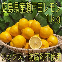 広島県産瀬戸田レモン　1kg　ワックス・防腐剤不使用　美容　健康　シロップ　クエン酸