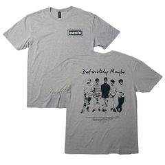 OASIS 正規品 新品 バンド Tシャツ Definitely Maybe Promo グレー UKロック 再結成