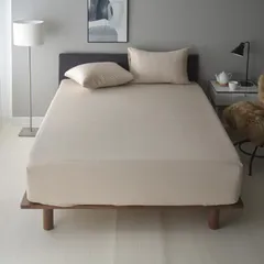 新品 和晒し ダブルガーゼ ボックスシーツ シングル ガーゼ 日本製 綿100％ 和晒し アトピー協会推薦 ベッドシーツ おしゃれ 北欧 和晒ダブルガーゼ (シングル カフェオレベージュ)