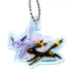 【中古】キーホルダー・マスコット(キャラクター) エーフィ＆ブラッキー 「ポケットモンスター アクリルチャームコレクション はんなりお茶会ごっこ」 ポケモンセンター限定