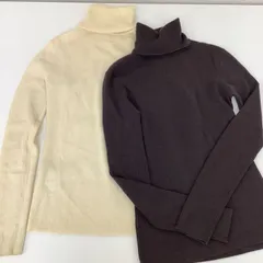 UNIQLO ユニクロ　リブタートルネックセーター 長袖　サイズＭ　2点セット