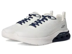 【送料無料】 スケッチャーズ メンズ スニーカー シューズ Bobs Glide Step Arc Waves 2.0 - Class Rank White/Navy