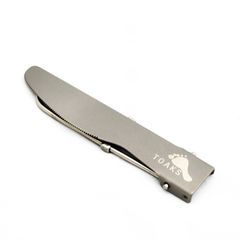 TOAKS　正規代理店　アウトドア　軽量化　チタン折りたたみナイフ　SLV-08