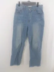 ◇ Simplicite シンプリシテェ カットオフ デニム ジーンズ パンツ サイズL ライトブルー系 レディース P  【1301260013946】