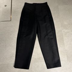 AMOMENTO アモーメント 24AW Snap Garconne Pants ギャルソンパンツ AM24FWM09Pants ブラック size:M【表参道A07】