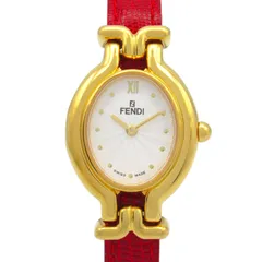 フェンディ FENDI 腕時計 チェンジベルト 640L シルバー GP（ゴールドメッキ） レザーベルト チェンジベルト レディース Used Aのサムネイル