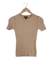 BANANA REPUBLIC リブ 半袖 ニット 25032516