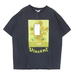 UNUSED アンユーズド US1634-c220s3 Van Gogh Museum Sunflowers ゴッホ ヒマワリ 半袖 Tシャツ ブラック系 3【中古】のサムネイル