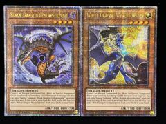 遊戯王 英語  北米版  暗黒竜コラプサーペント＆輝白竜ワイバースター 25thシークレットレア 1st