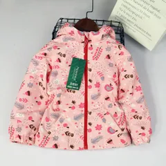 ☆ Bタイプ×フリース裏地 ☆ 120cm ☆ キッズウィンドブレーカー 撥水 ykmeanbear6323 ウィンドブレーカー 女の子 上着 ジャンパー ジャンバー アウター ジャケット ブルゾン マウンテンパーカー ジップパーカー ジップアップ おしゃれ