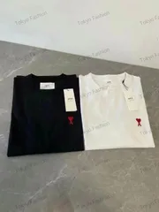 新品【Ami Paris】アミ パリス tシャツ Ami Paris T 半袖 メンズ レディース 男女兼用 ラスト tシャツのサムネイル