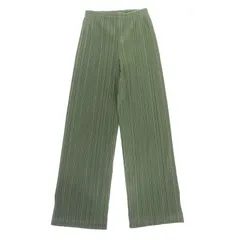 【極美品】プリーツプリーズ ポケットあり ワイド プリーツパンツ カーキ 3 2025年最新】プリーツプリーズ パンツの人気アイテム - メルカリ