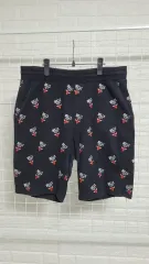 NBA シカゴ・ブルズ ハーフパンツ　バスパン　ヴィンテージ　ユニホーム　当時物 adidas × NBA シカゴ・ブルズ バスパン ハーフパンツ 刺繍ロゴ