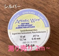 アーティスティックワイヤー ノンターニッシュ シルバー 26ga  6m