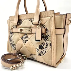 ✨極希少✨COACH レザー 2WAY ティーローズ スワッガー ホワイト Yahoo!オークション -「コーチ ティーローズ バッグ」の落札相場