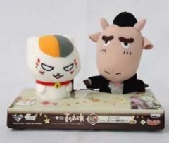 [중고] 봉제 장난감 냥코 선생님 & 중급 요괴 세트 (분노 얼굴 & 소) 쿤구루미 [이치 반 쿠지 나츠메 친구장 트리뷰트 갤러리 ~ 푸시 꽃 이야기 ~] D 상