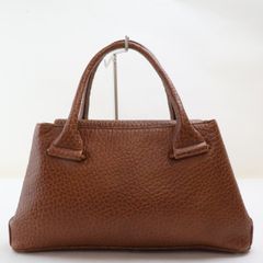 美品✨】濱野皮革工藝 カリーノ レザー ハンドバッグ スクエア