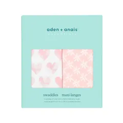 【新着商品】heart 2個 my of (x piece ESWC20022 1) おくるみ [エイデンアンドアネイエッセンシャルズ]