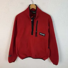 Timberland ティンバーランド USA製 フリースプルオーバー レッド XSサイズ メンズ 古着 アメカジ　ストリート