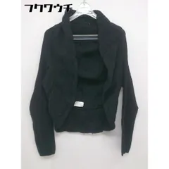 ◇ BEAUTY&YOUTH ビューティ&ユース UNITED ARROWS ウール100% ニット 長袖 ジャケット ブラック レディース 【中古】 【1104280005195】