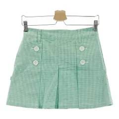 サイズ：0 JACK BUNNY ジャックバニー  インナー付 スカート チェック柄 グリーン系 [240101526455] ゴルフウェア レディース ストスト