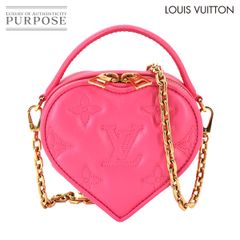 新品同様 ルイ ヴィトン LOUIS VUITTON バブルグラム ポップ マイハート ポーチ 2way ハンド ショルダー バッグ レザー M81893 90284773