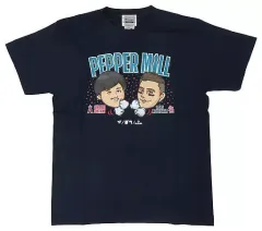 【中古】Tシャツ 大谷翔平＆ラーズ・ヌートバー ペッパーミルTシャツ ネイビー Mサイズ