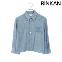 クロムハーツ　ウールチェックフローラルボールボタン長袖シャツ クロムハーツ ウールチェックフローラルボールボタン長袖シャツ WORK