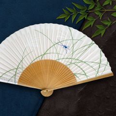 扇子 男性用 紙せんす 芒虫 メール便限定 送料無料 紙箱サービス 名入れ 可能 毛筆 代筆 無料 紳士 父の日 敬老の日 贈答用 粗品 海外土産 .扇子.