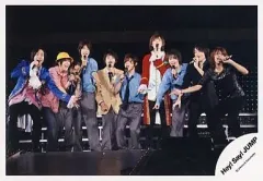 【中古】生写真(ジャニーズ) Hey! Say! JUMP/集合(10人)/ライブフォト・横型・全身・背景黒/公式生写真