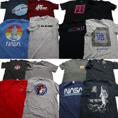 古着卸 まとめ売り 有名企業 半袖Tシャツ 16枚セット (メンズ M ) バッキーズ トヨタ ウェンディーズ プレイステーション 中古 古着 NA6996