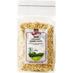 アララ オーガニックジャンボオーツ 800g オーガニック 有機 オートミール シリアル キタノ商事 オート麦 送料無料 お徳用 ダイエットのサムネイル